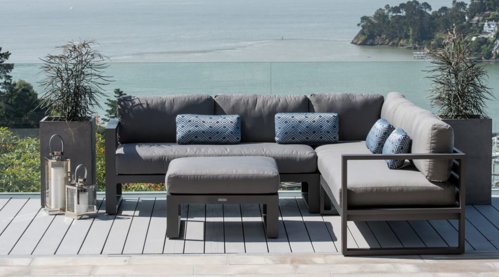 belvedere collection in charcoal aluminum