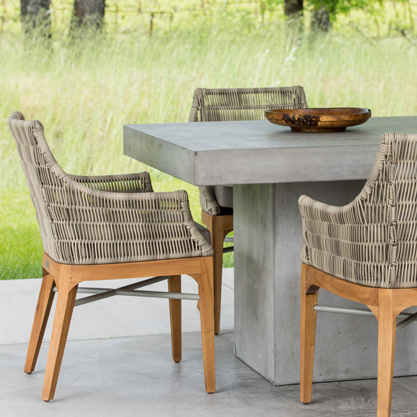 all weather wicker dining chairs with aluminum frame and legs for mobile