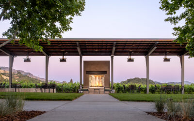 Flexible Outdoor Seating for a Modern Napa Winery Experience