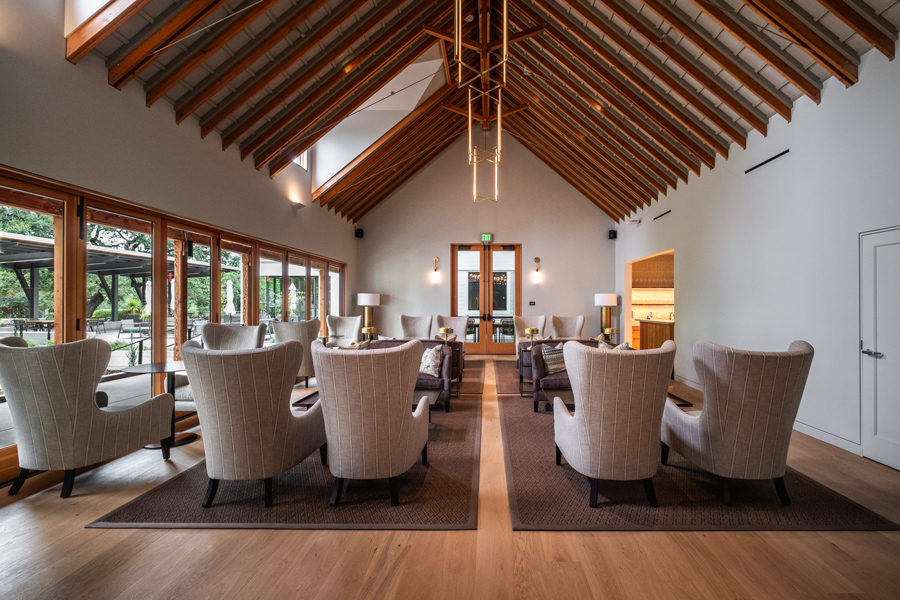 Interior of Duckhorn Collection at Paraduxx in Napa Valley