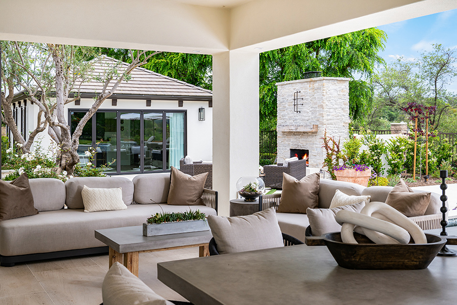 Laid back luxury furniture in California room