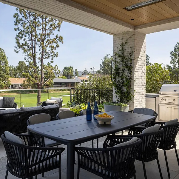 Stinson dining table & Del Mar dining chairs